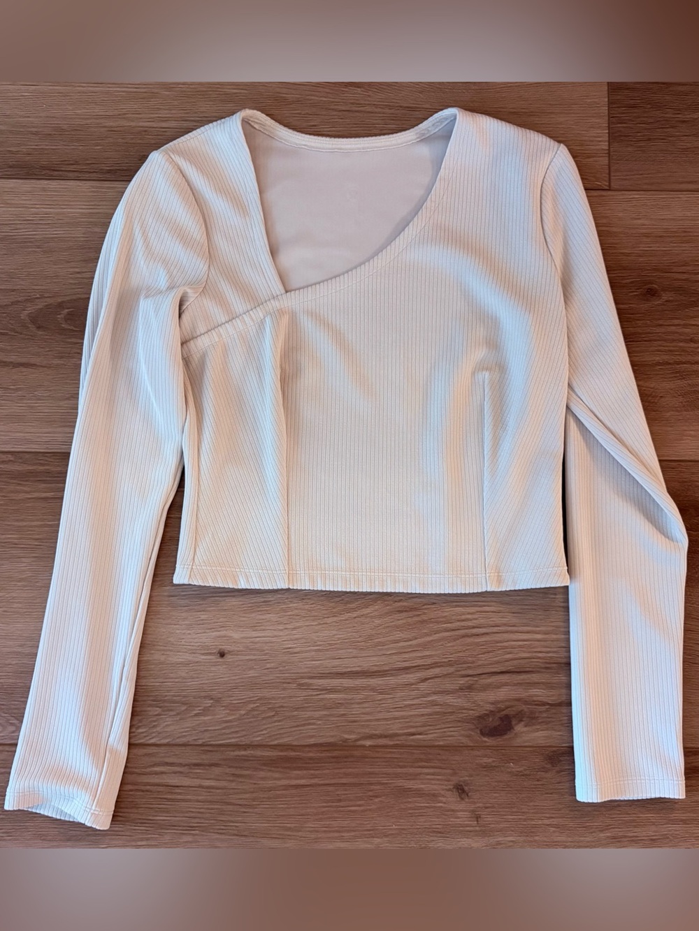 Lululemon Ribbed Softstreme Asymmetrical Top